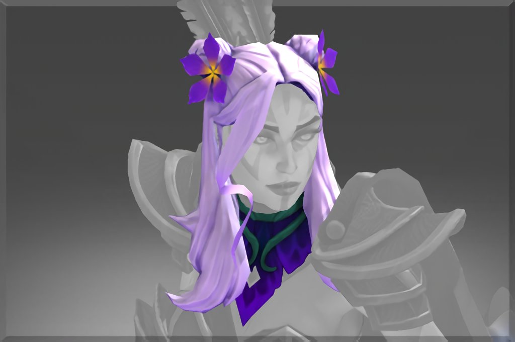 Drow ranger - Deathblossom Drow Ranger Head